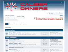 Tablet Screenshot of caliberowners.co.uk